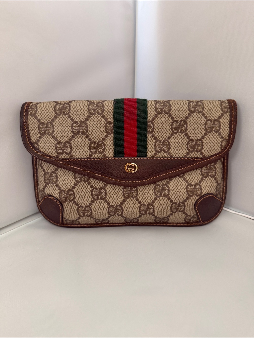 Gucci Sherry line accessory pouch